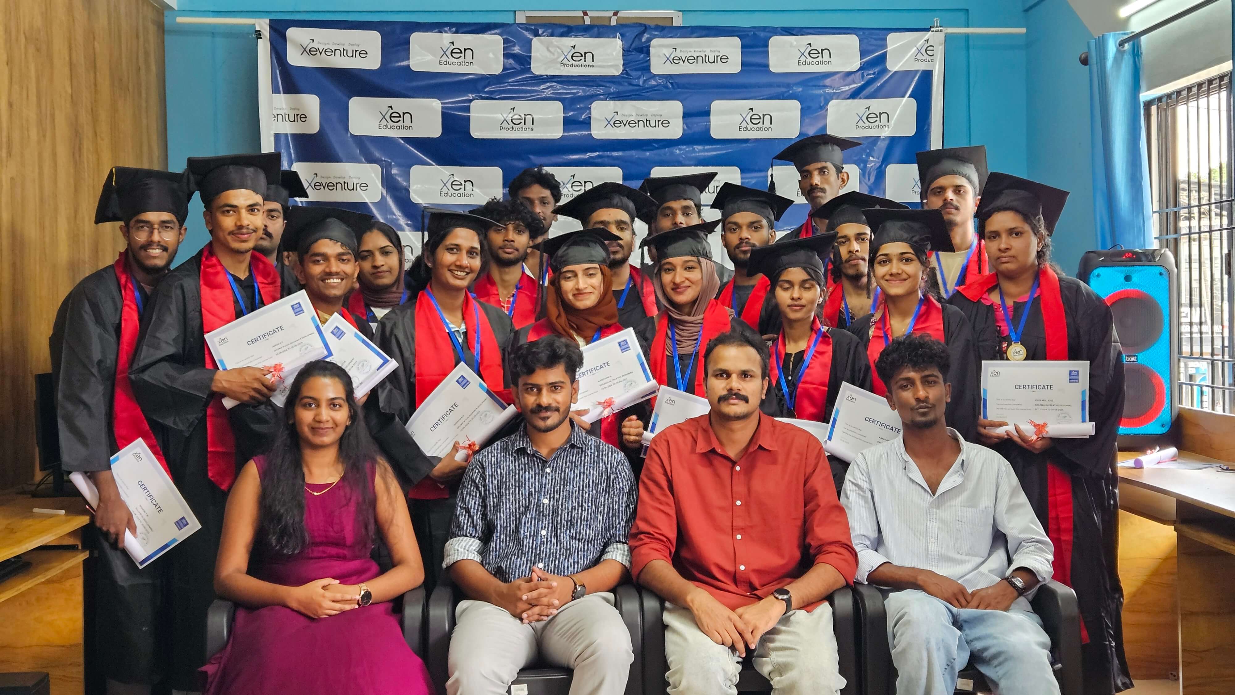 Graduation ceremony at Xen coding Academy